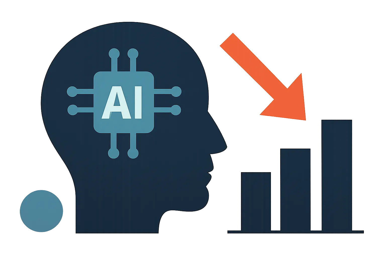 Illustrazione generata con IA per: Gartner: per il 44% dei CEO resta difficile dimostrare il ritorno economico dell'AI