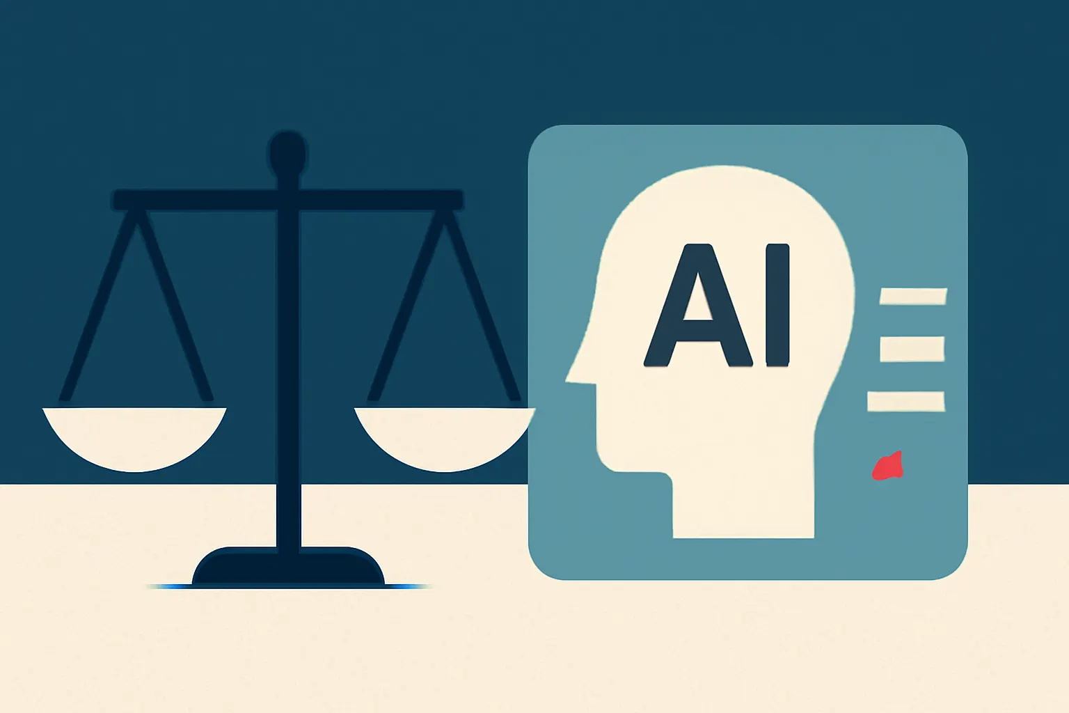 AI-generated illustration for: Victorian lawyers and AI: use is surging, but client fees fall in only one in four cases