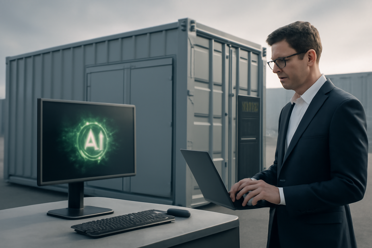 Illustrazione generata con IA per: Dell ed Nvidia estendono l'AI agentica dal desktop al data center