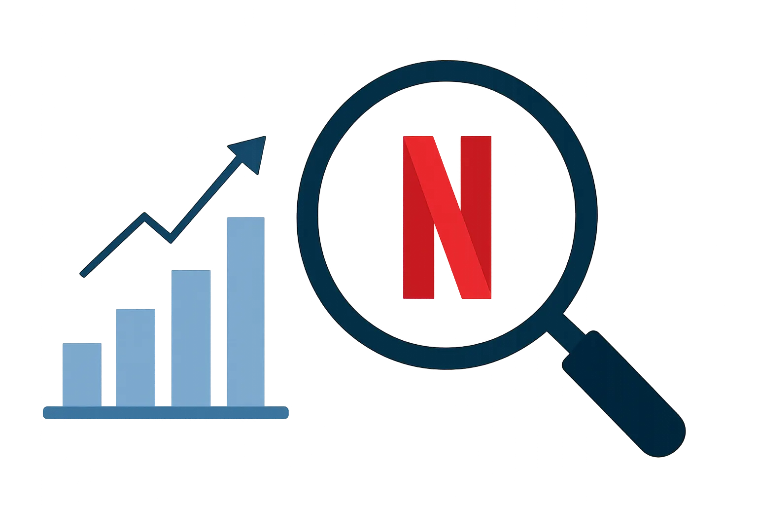 Illustrazione generata con IA per: Nu엔AI misurerà il buzz delle campagne brand di Netflix Corea