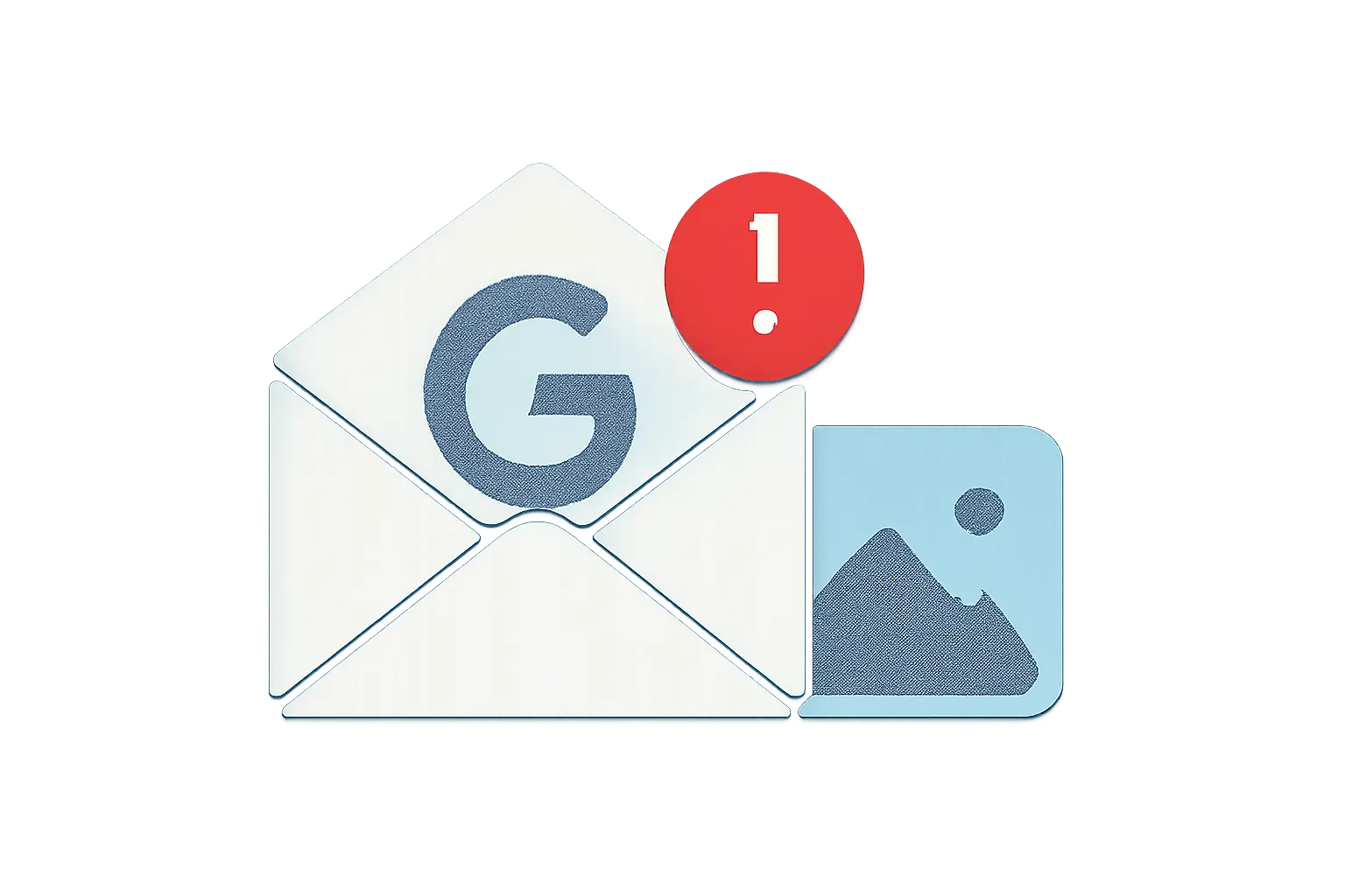 Illustrazione generata con IA per: Google modifica la policy: i dati di Gmail e Foto possono influire sugli annunci nella ricerca AI