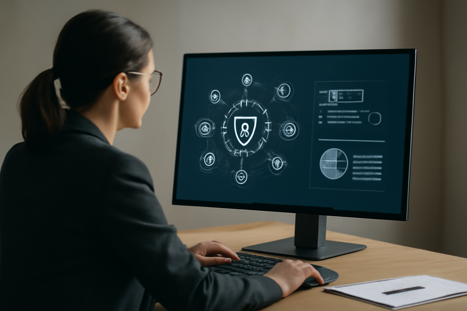 Illustrazione generata con IA per: WithNetworks punta sull'analisi delle combinazioni di vulnerabilità per la sicurezza dei servizi esposti