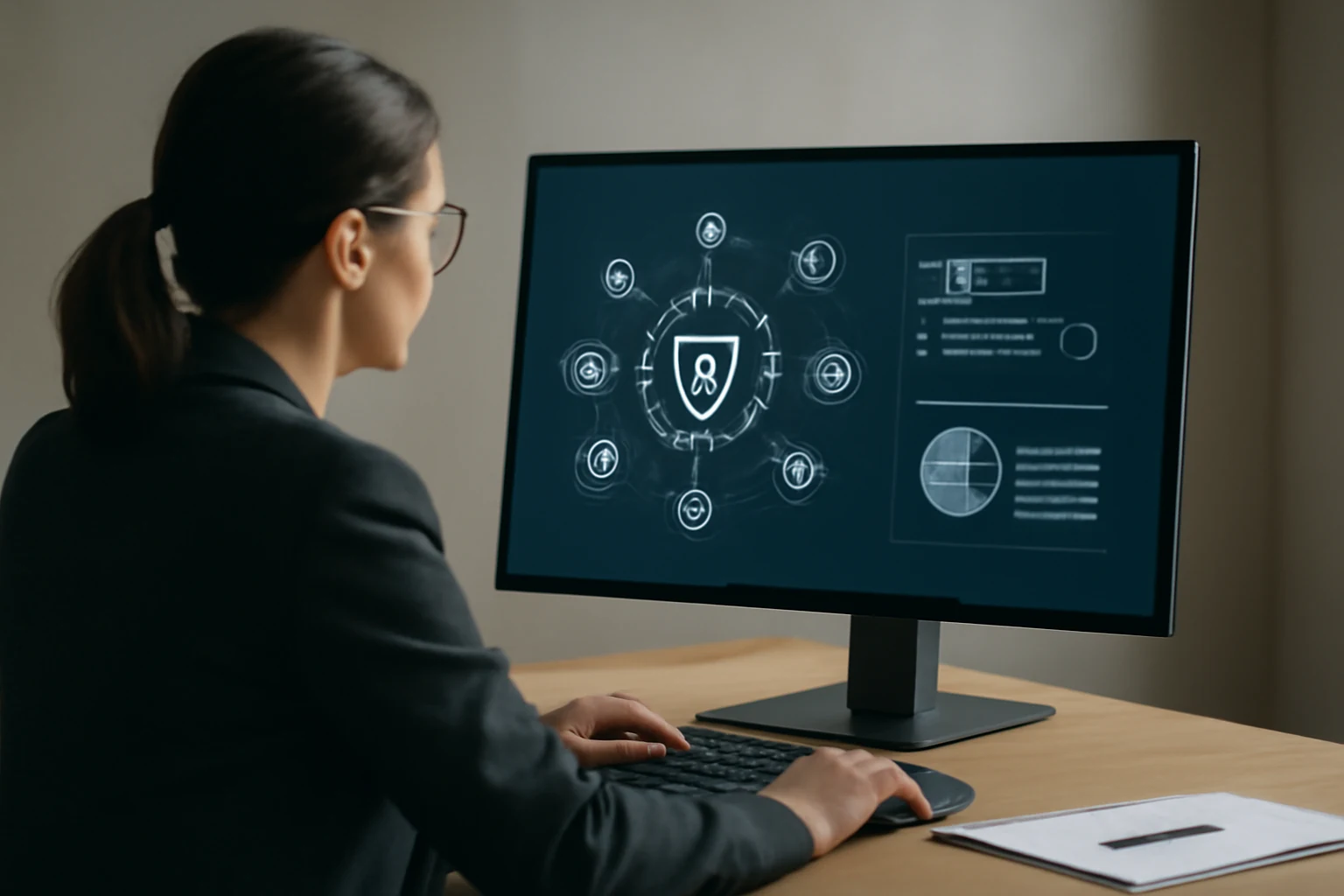 Illustrazione generata con IA per: WithNetworks punta sull'analisi delle combinazioni di vulnerabilità per la sicurezza dei servizi esposti