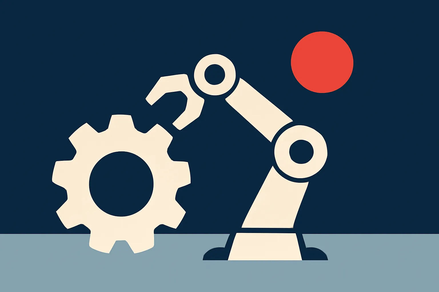 AI-generated illustration for: Physical AI, Italy’s bet to revive manufacturing