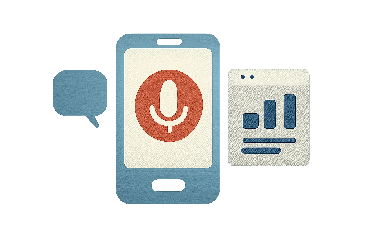 AI-generated illustration for: WeChat Updates Its Keyboard With an AI Recorder That Turns Voice Into Web Pages