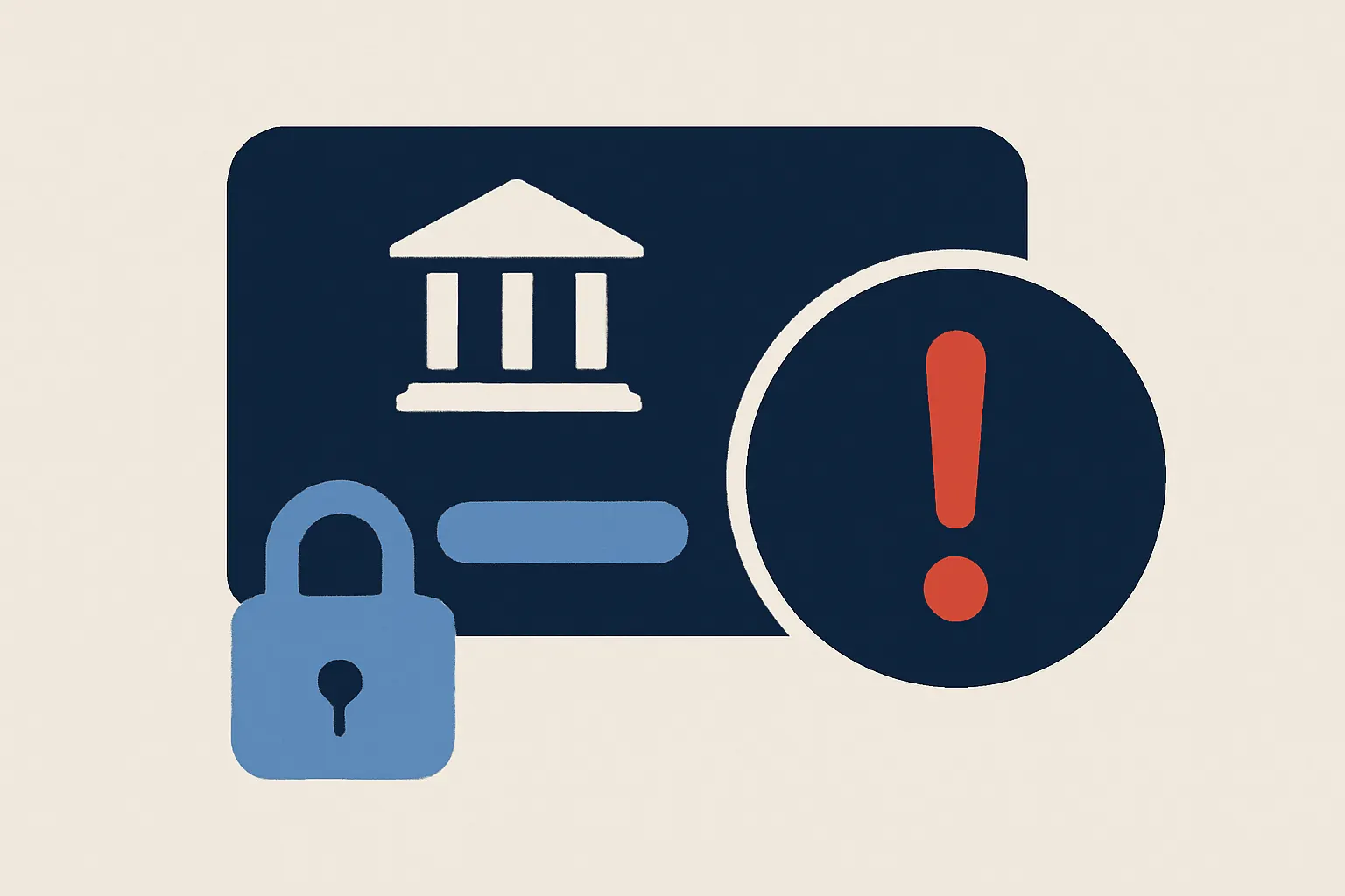 Illustration generated with AI for: Bank of America warns: do not share banking credentials with AI assistants