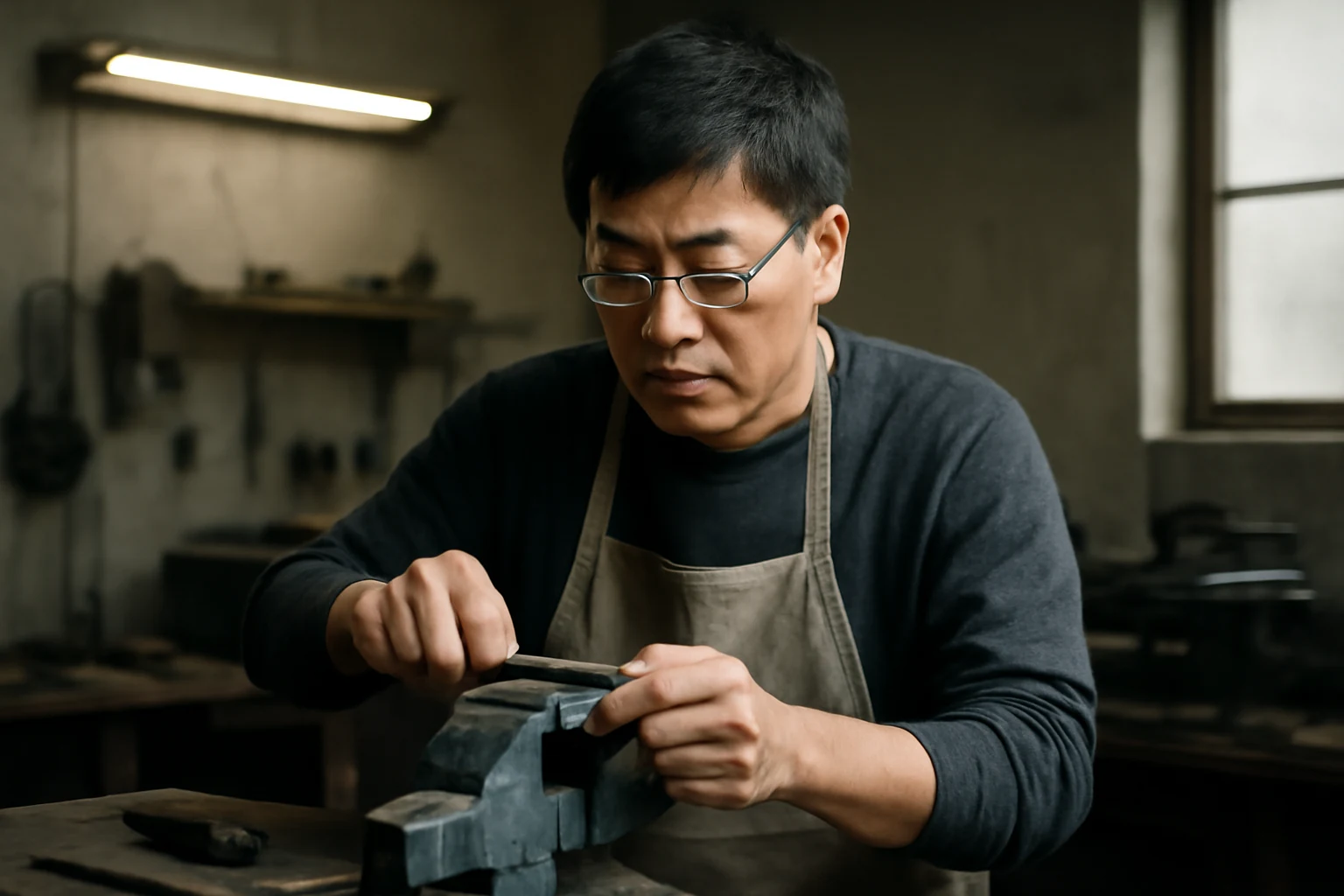 Illustrazione generata con IA per: Lee Se-dol, l'uomo che batté AlphaGo, cerca un nuovo ruolo nel mondo dell'IA
