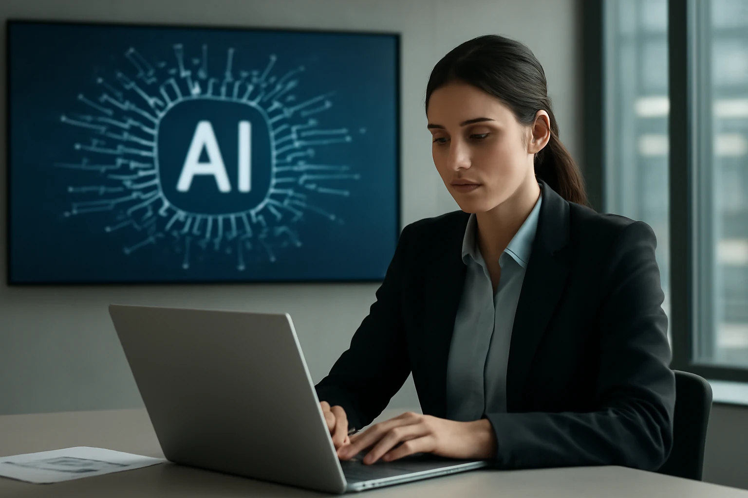 Illustrazione generata con IA per: Vanguard e la scalabilità dell'AI: basi solide prima degli agenti