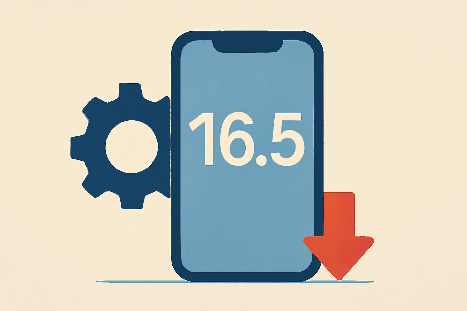AI-generated illustration for: A developer installs iOS 16.5 on Xiaomi 8: the project remains experimental