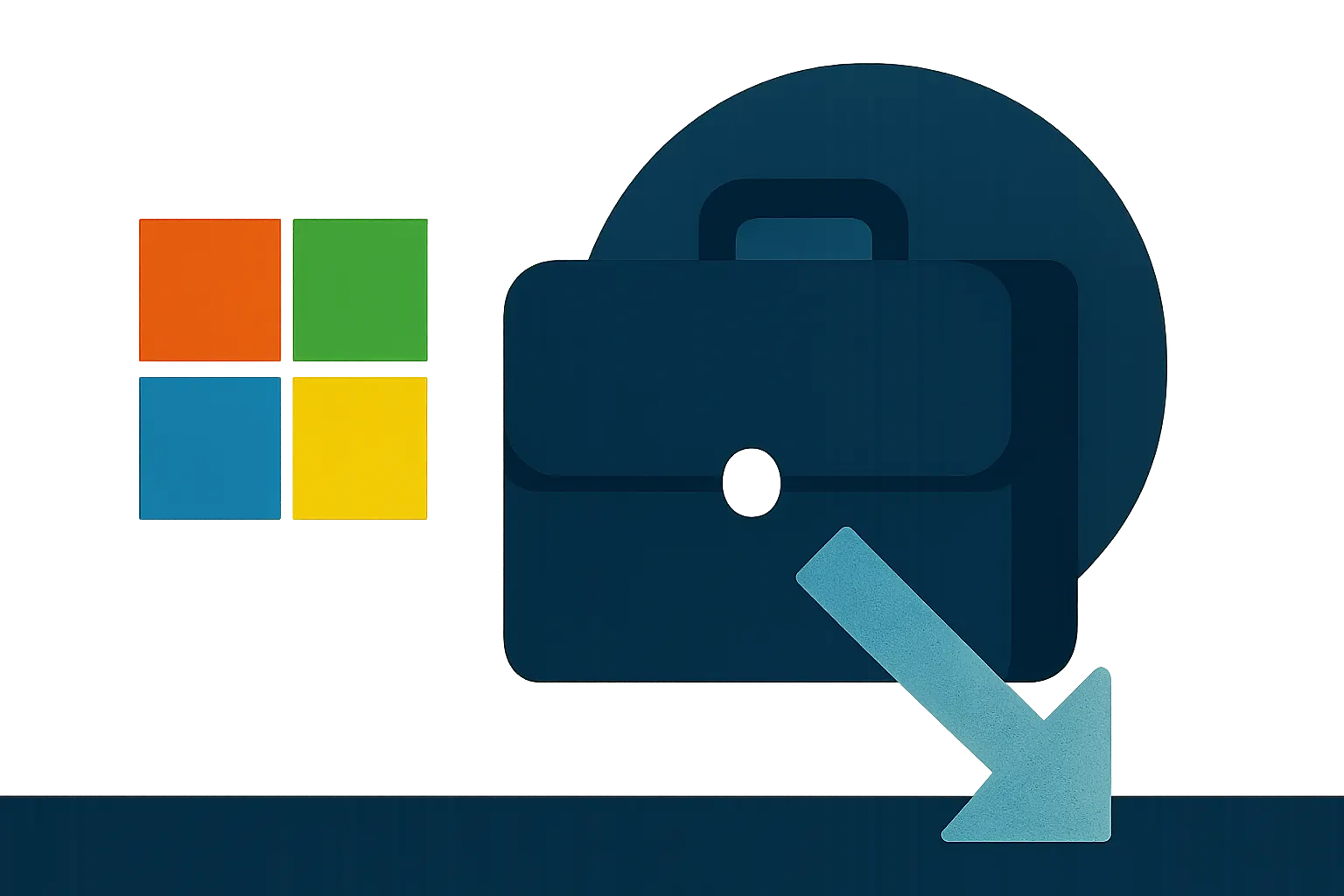Illustrazione generata con IA per: Microsoft offre uscite volontarie a circa 60mila dipendenti per finanziare l'infrastruttura AI