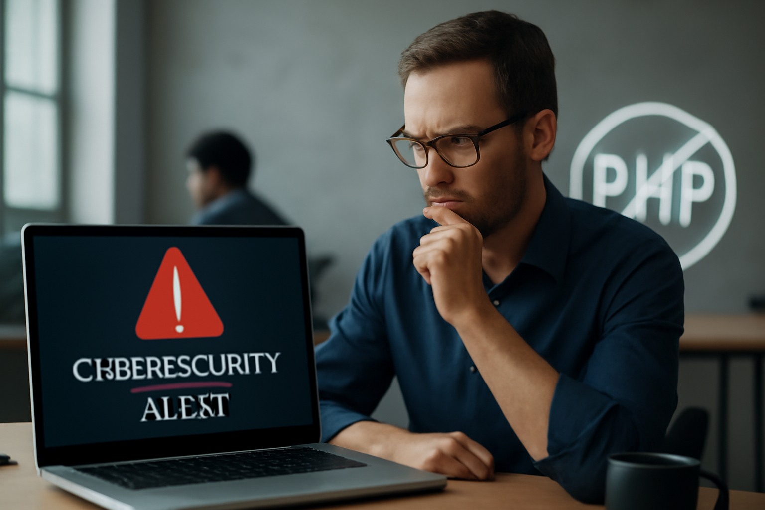 Illustrazione generata con IA per: PHP, falle scoperte dall'IA: maxi allerta cybersecurity globale