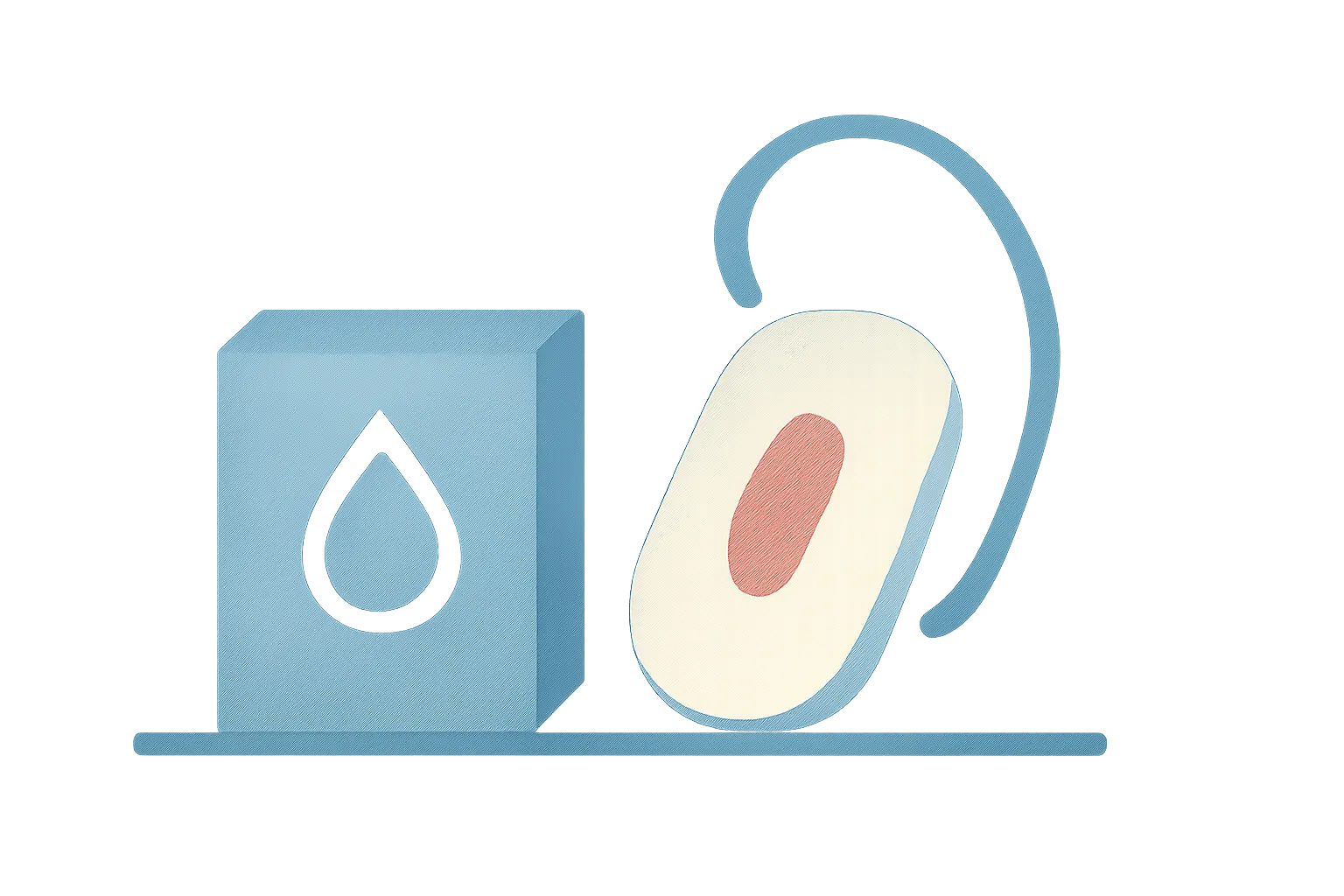 AI-generated illustration for: REDMI launches Clip Neo, the brand's first earclip, with a limited edition signed by CryingCenter