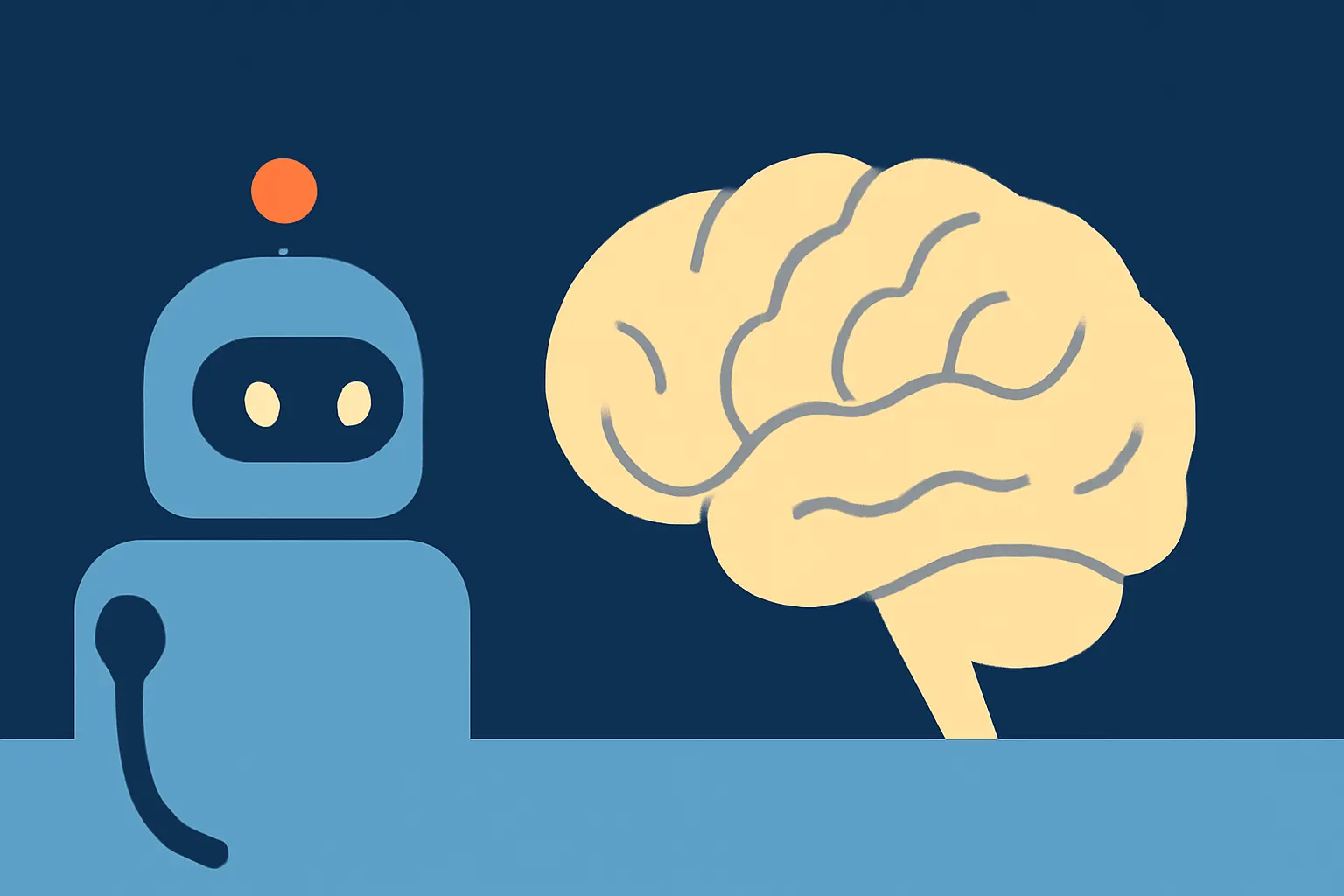 AI-generated illustration for: The AI that promises to simplify our lives and the brain that risks atrophying