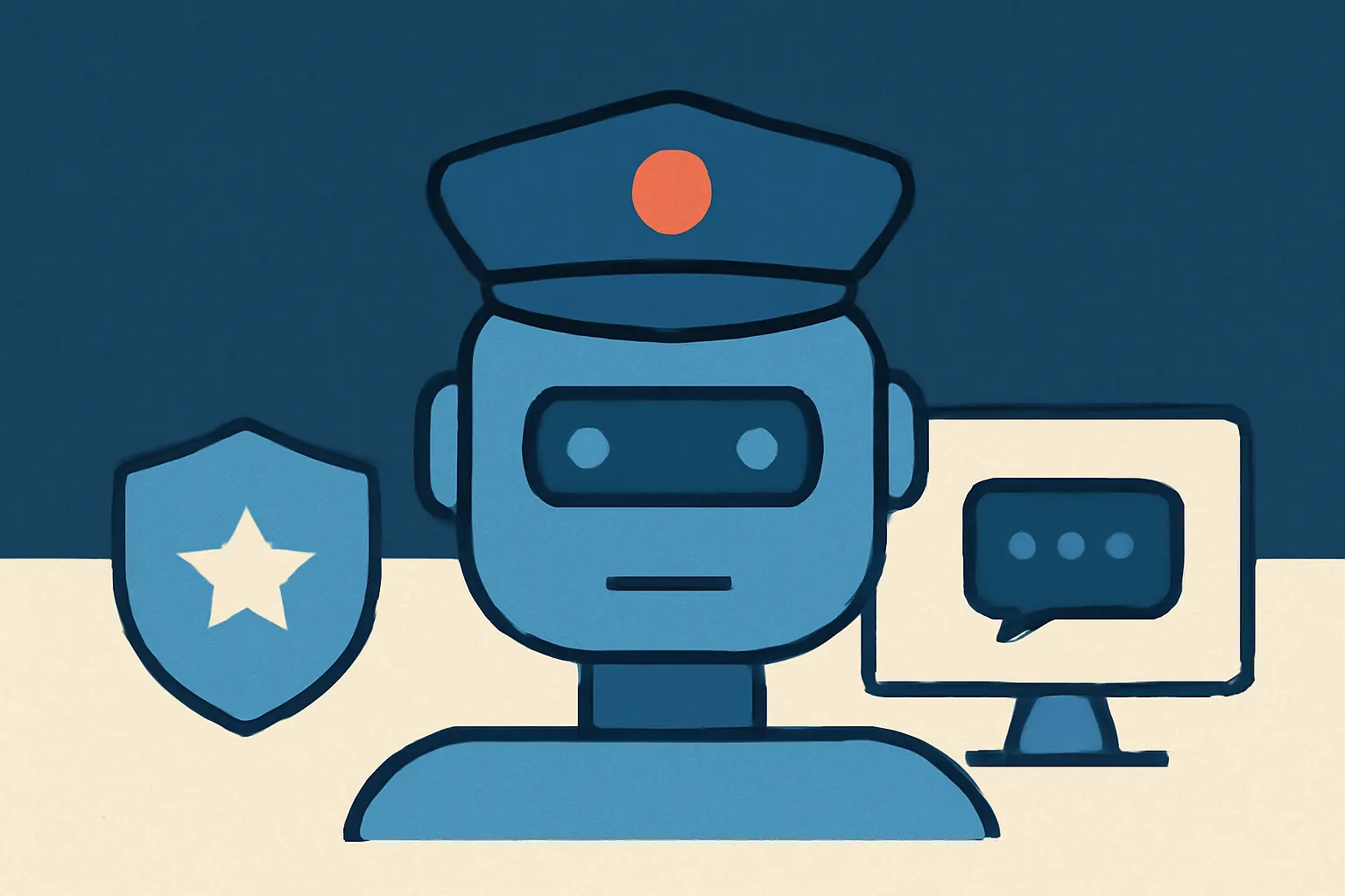 AI-generated illustration for: In South Korea, an AI agent for police work: internal tests and ambitions beyond borders
