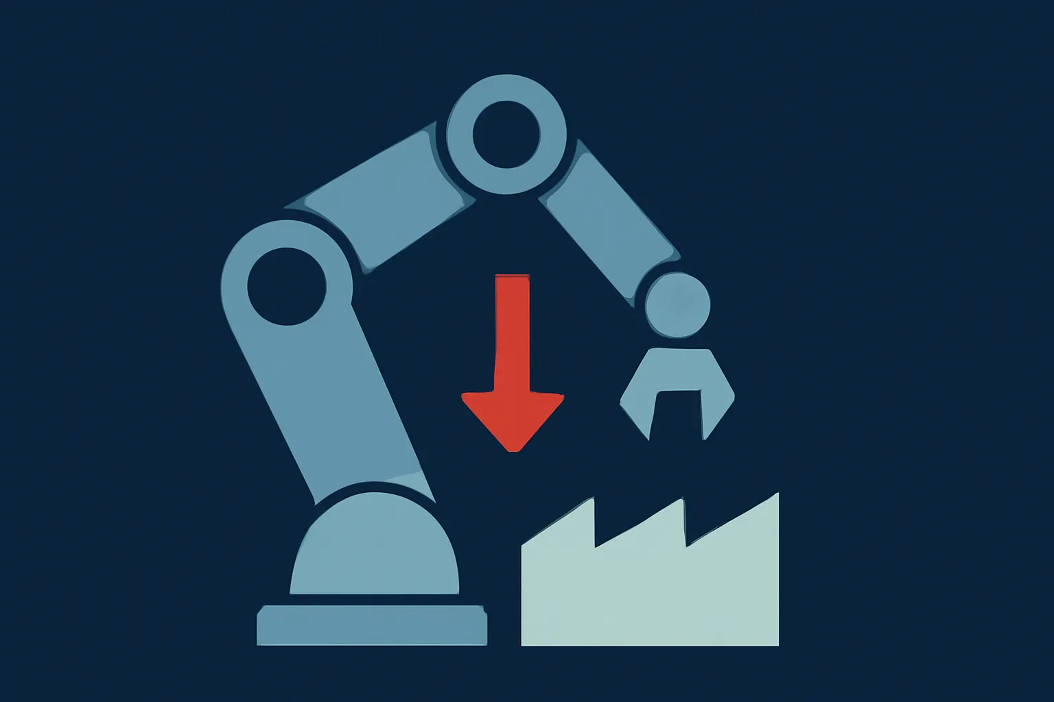 Illustrazione generata con IA per: Intelligenza artificiale nei processi industriali: i risparmi energetici ipotizzati dallo studio citato