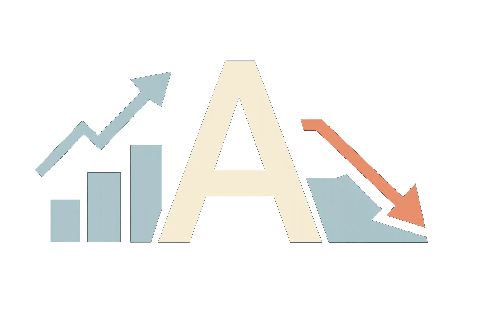 Illustrazione generata con IA per: Alphabet: ricavi su del 25%, ma l'utile cala e il titolo scivola