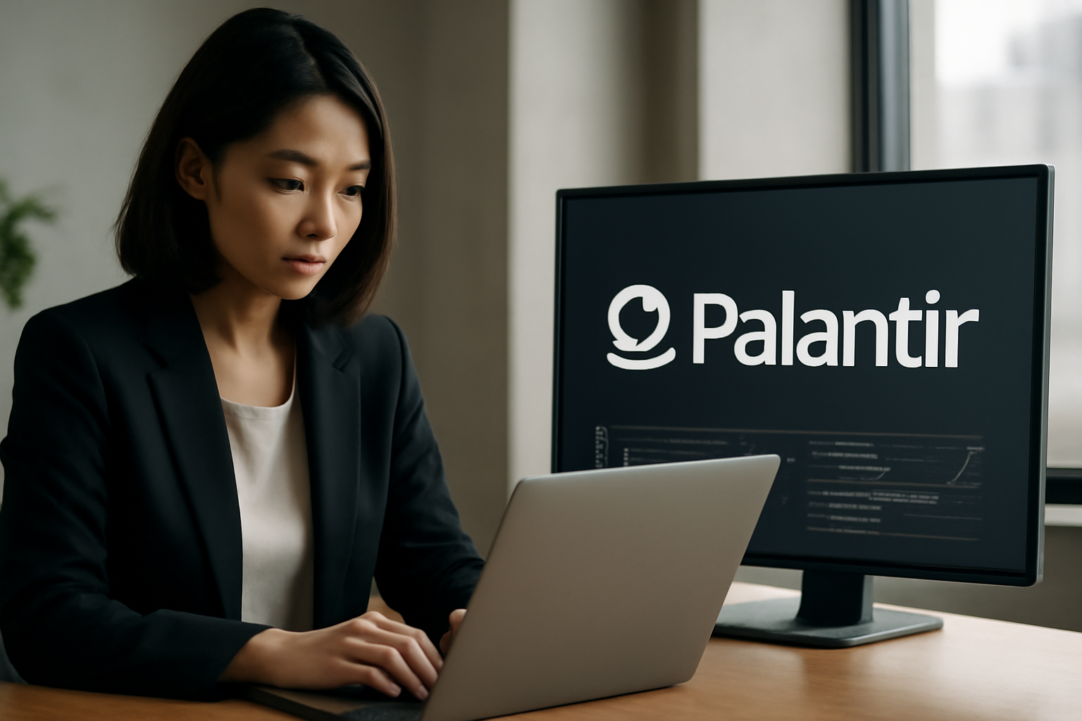 Illustrazione generata con IA per: Posco Future M adotta le piattaforme AI di Palantir per la trasformazione digitale