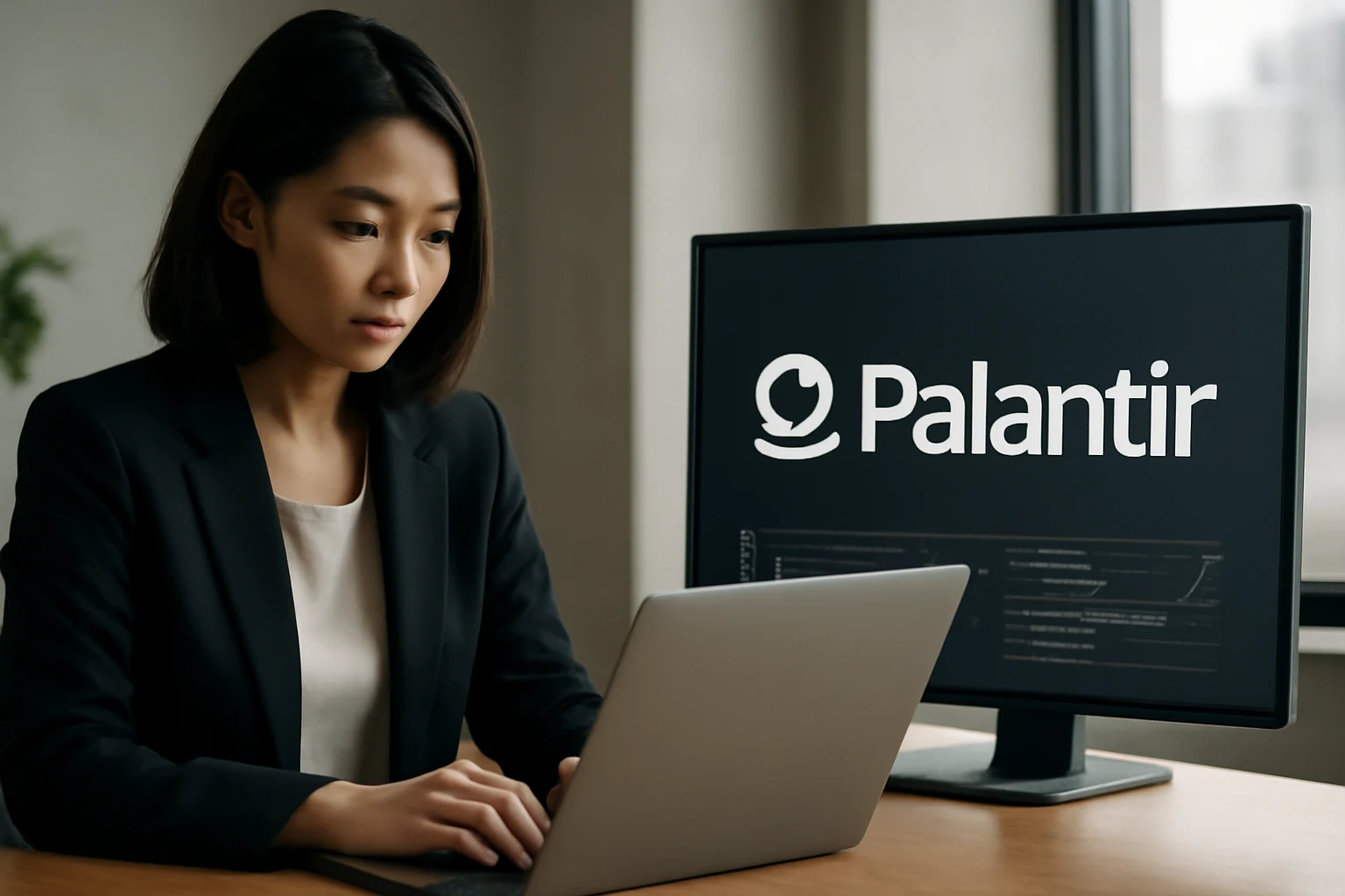 Illustrazione generata con IA per: Posco Future M adotta le piattaforme AI di Palantir per la trasformazione digitale