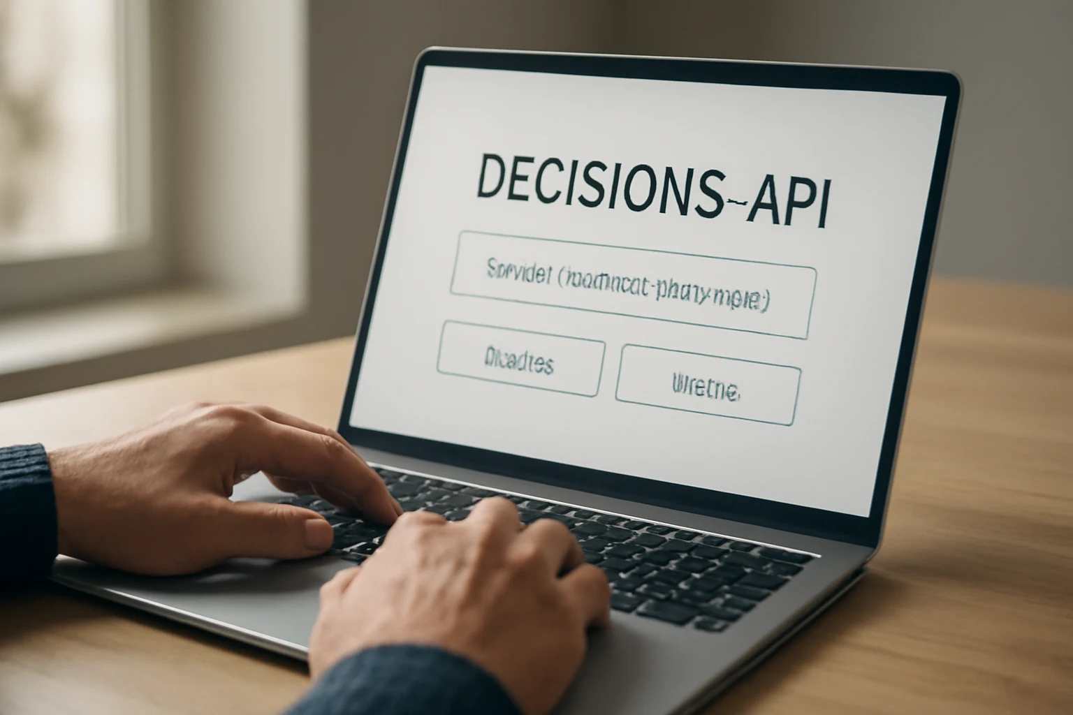 Illustrazione generata con IA per: OpenAI apre a tutti Decisions API: la sfida a Jev sui modelli decisionali