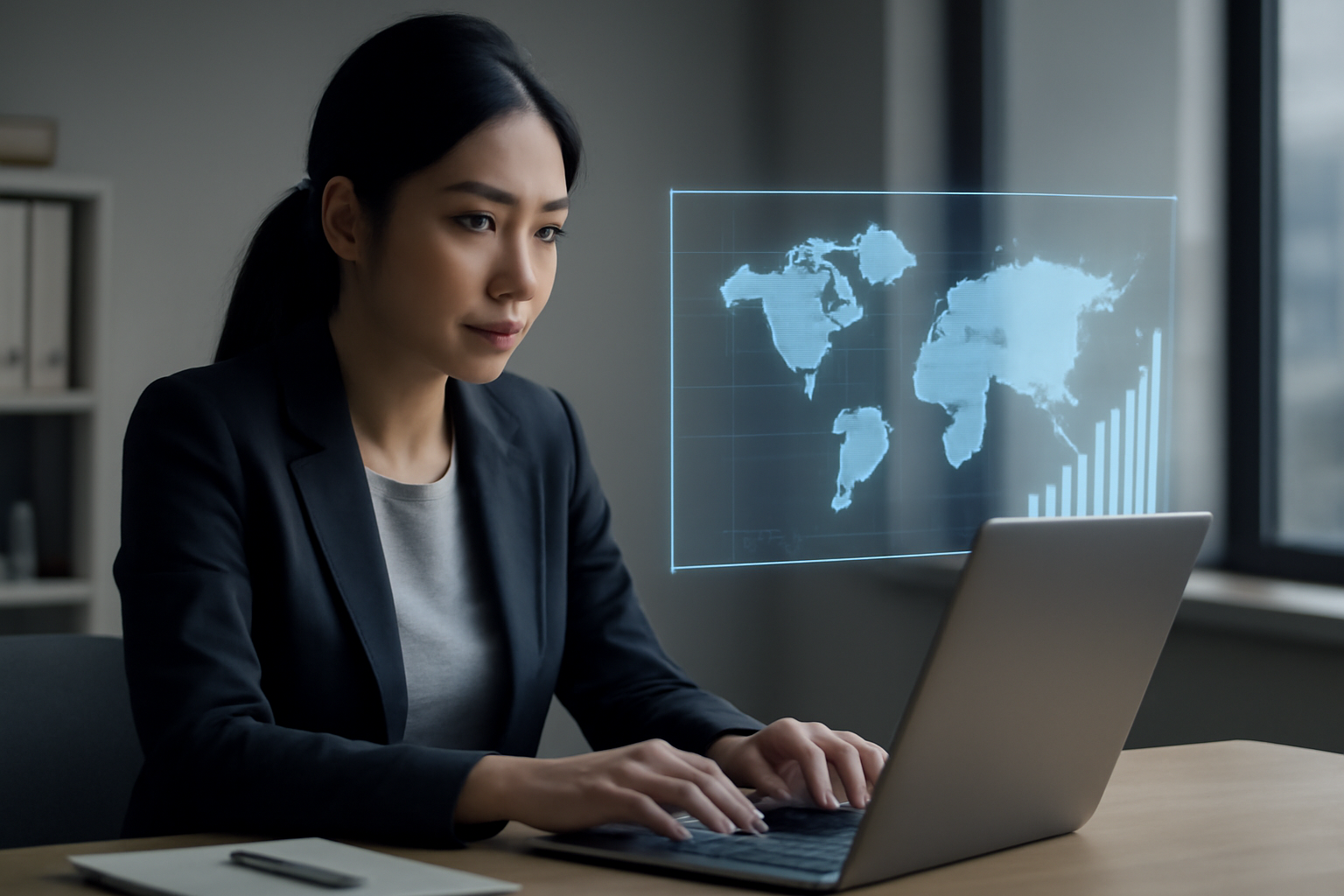 Illustrazione generata con IA per: Omdia: il mercato degli agenti AI in Asia-Pacifico vale 11,2 miliardi di dollari nel 2030