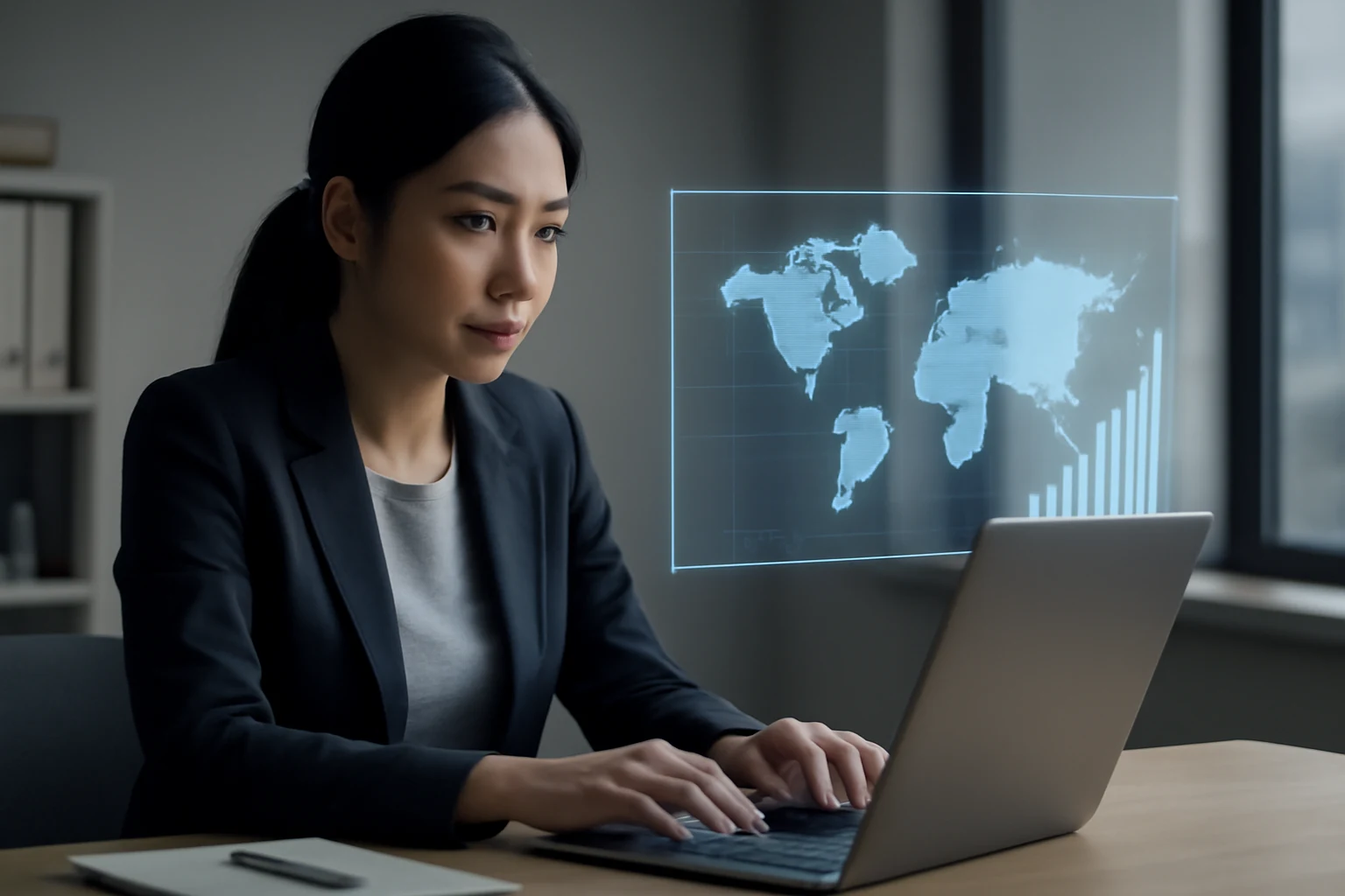 Illustrazione generata con IA per: Omdia: il mercato degli agenti AI in Asia-Pacifico vale 11,2 miliardi di dollari nel 2030