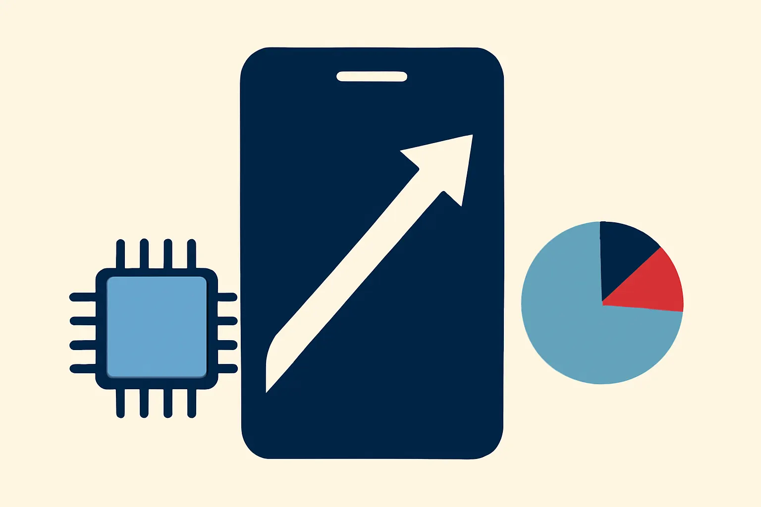Illustration generated with AI for: Samsung, record quarterly profit thanks to AI chips
