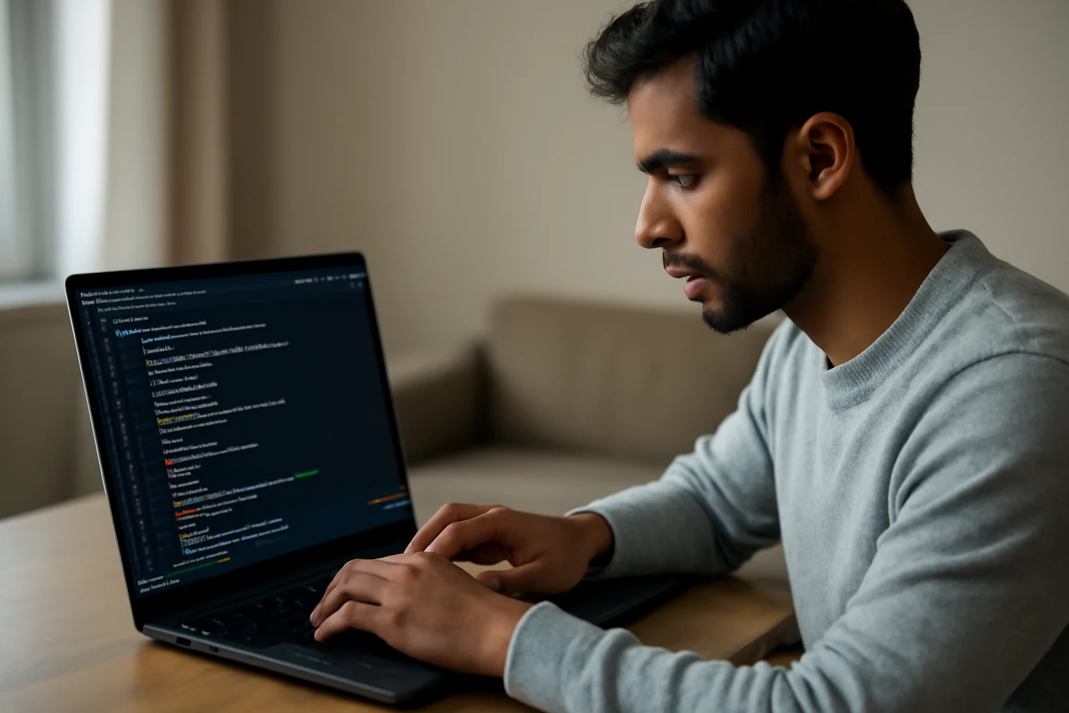 Illustrazione generata con IA per: Recursive presenta Flint, il modello di coding per laptop costruito quasi interamente dal suo sistema di ricerca AI