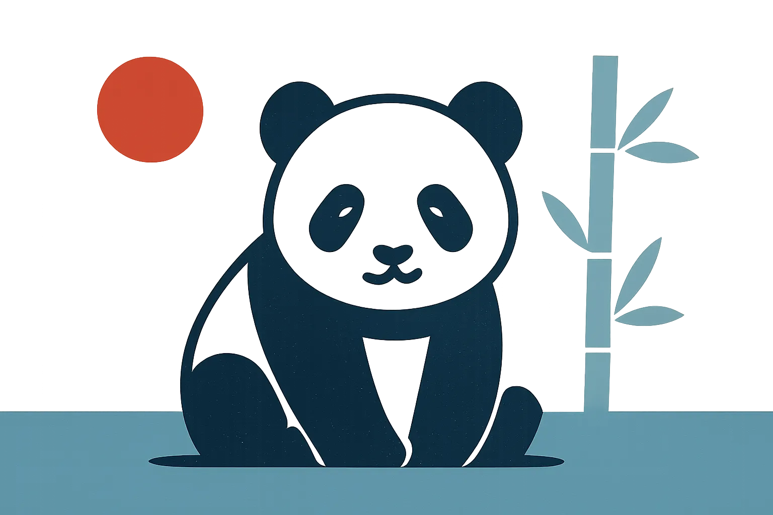 AI-generated illustration for: Shu Bao, the giant panda cub, makes her public debut in South Korea