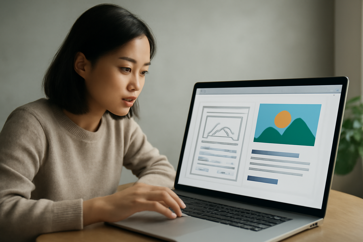 Illustrazione generata con IA per: Canva lancia Craft: l'AI che progetta prima di disegnare