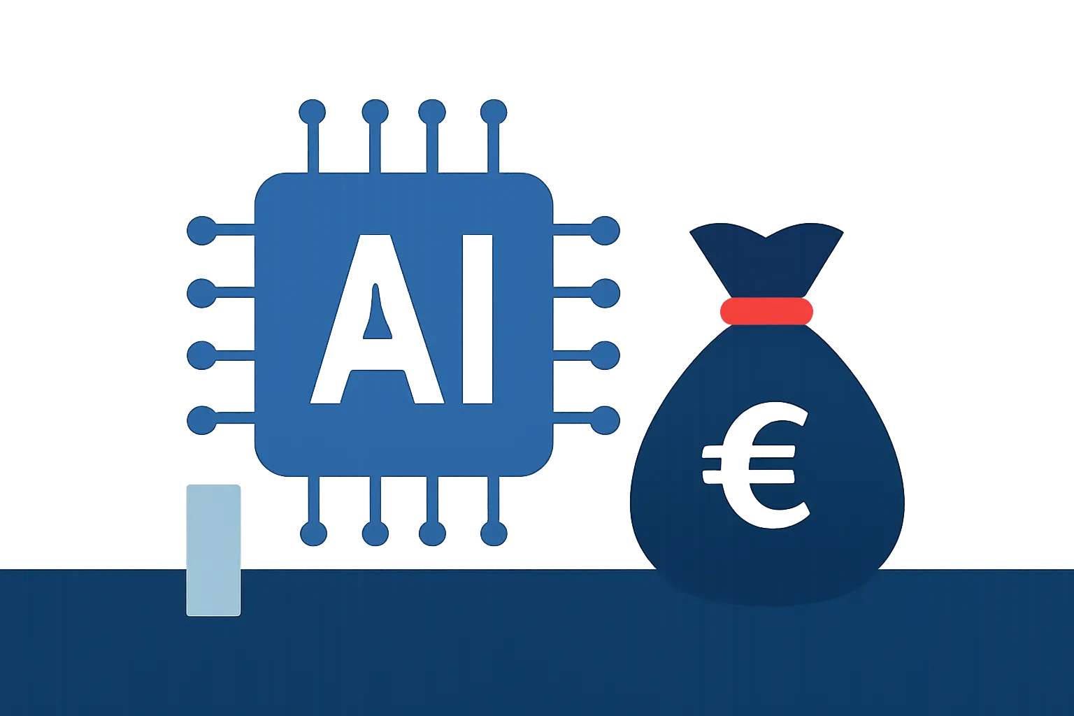 AI-generated illustration for: McKinsey: AI value depends on local wages; Italian business cases must be redone