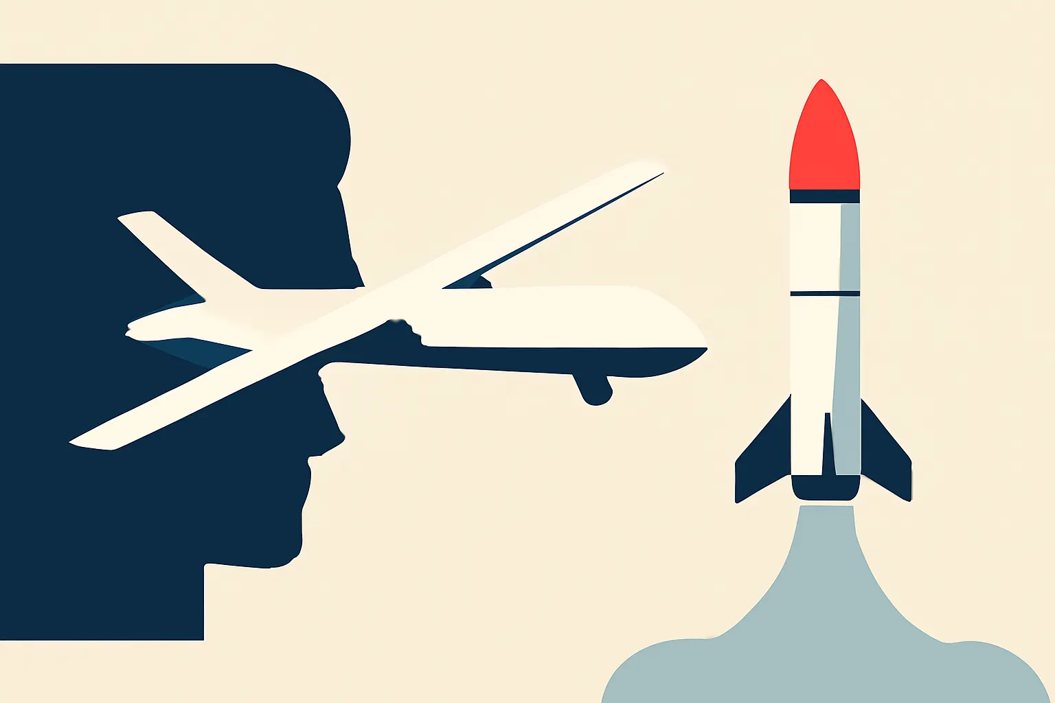 Illustrazione generata con IA per: Pyongyang mostra droni e missili e chiede l'accelerazione dell'IA militare