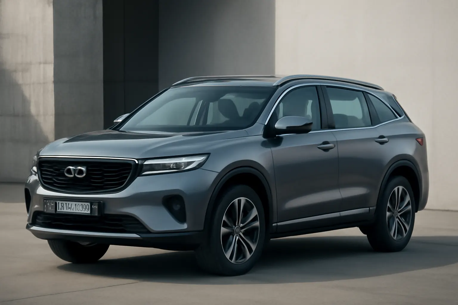 Illustrazione generata con IA per: Geely lancia la nuova Boyue 2027 con architettura GEEA3.0 e listino da 85.900 yuan