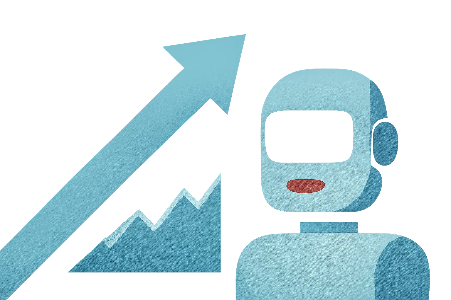 Illustrazione generata con IA per: Seul apre in forte rialzo, trainata da Wall Street e dal ritorno dell'ottimismo sull'intelligenza artificiale