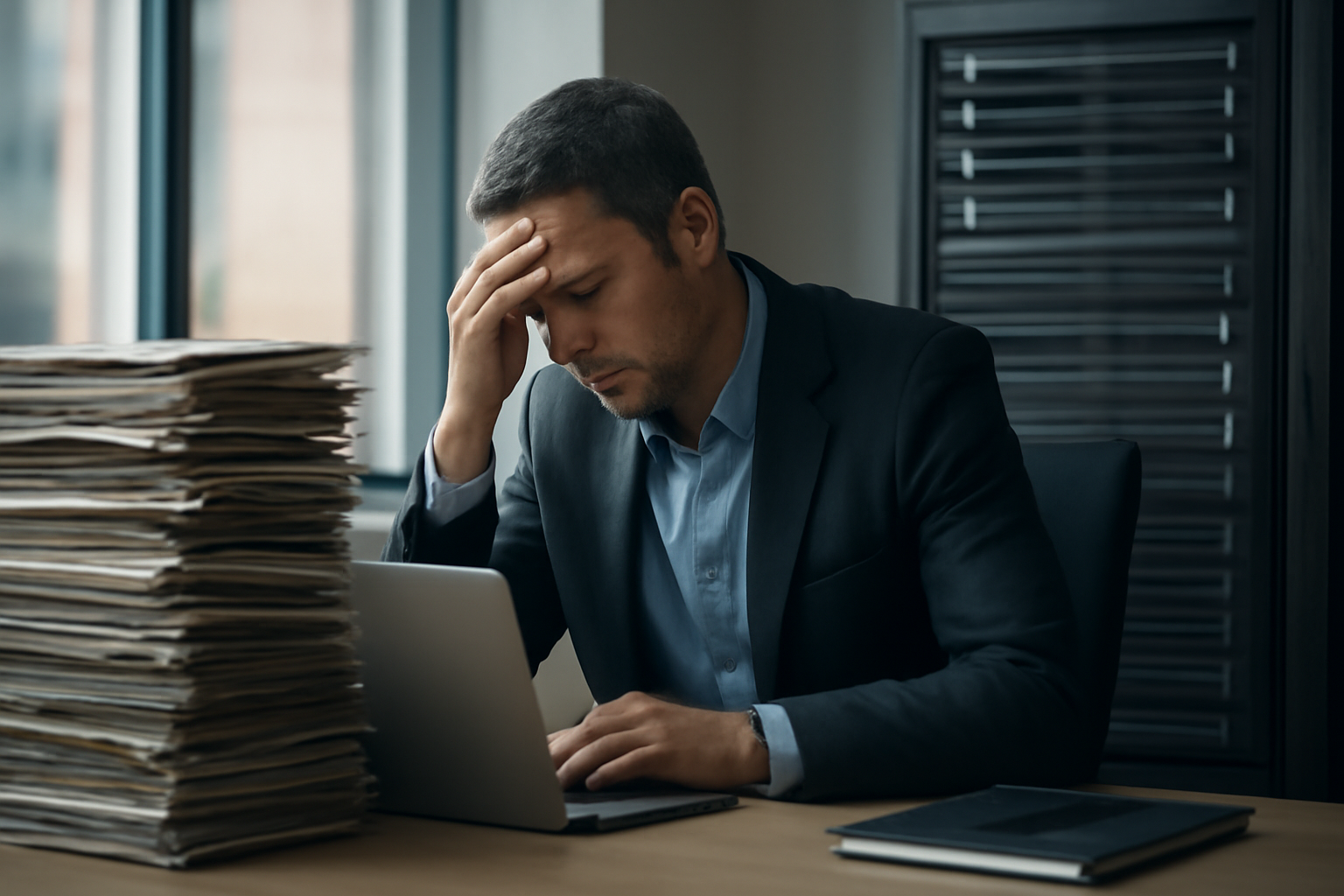 Illustrazione generata con IA per: L'IA consuma spazio invisibile: i costi di storage che le aziende non pianificano