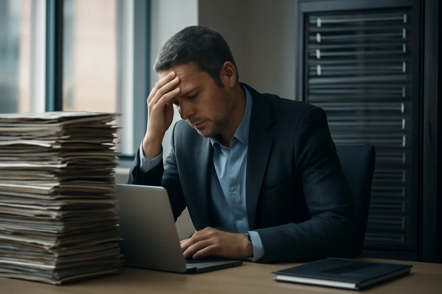 Illustrazione generata con IA per: L'IA consuma spazio invisibile: i costi di storage che le aziende non pianificano