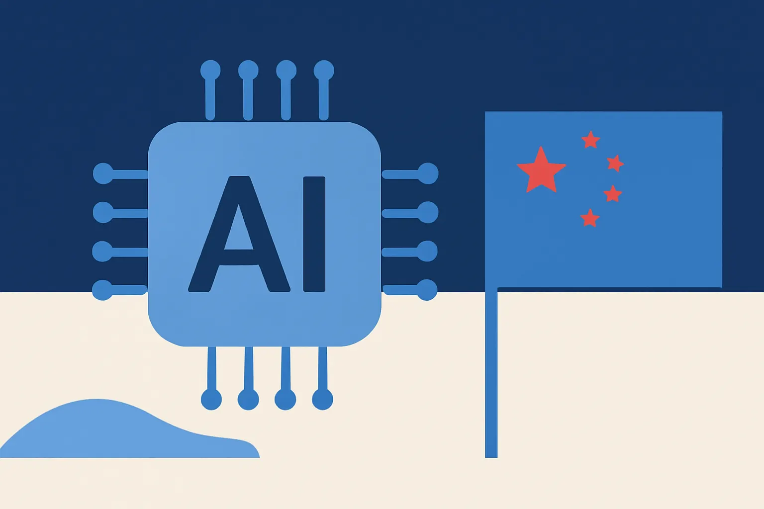 Illustrazione generata con IA per: La corsa alla distillazione si sposta: i laboratori cinesi puntano su Astra di OpenAI