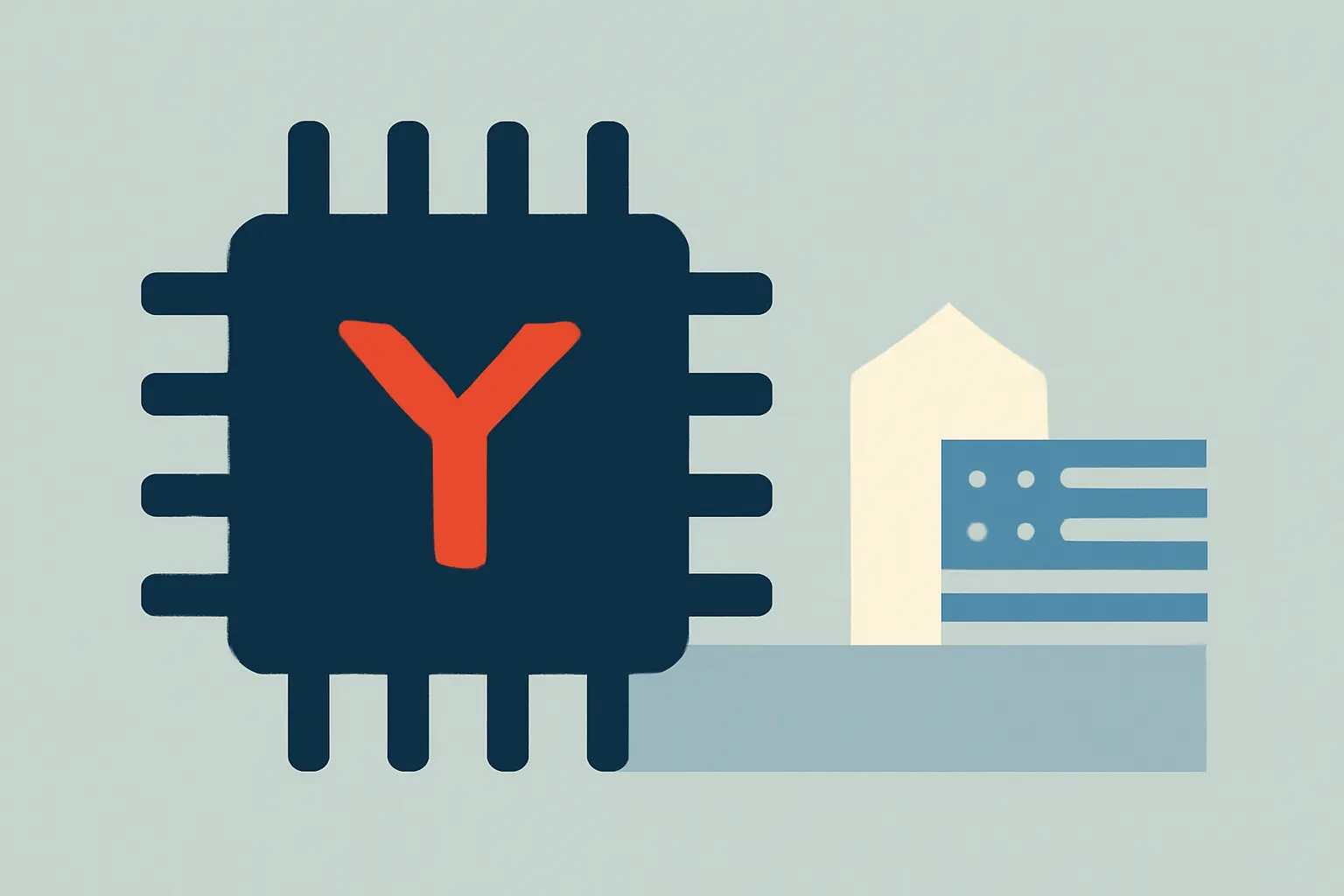 Illustrazione generata con IA per: SK riorganizza energia e nomina Ahn alla guida della nuova struttura americana di SK hynix