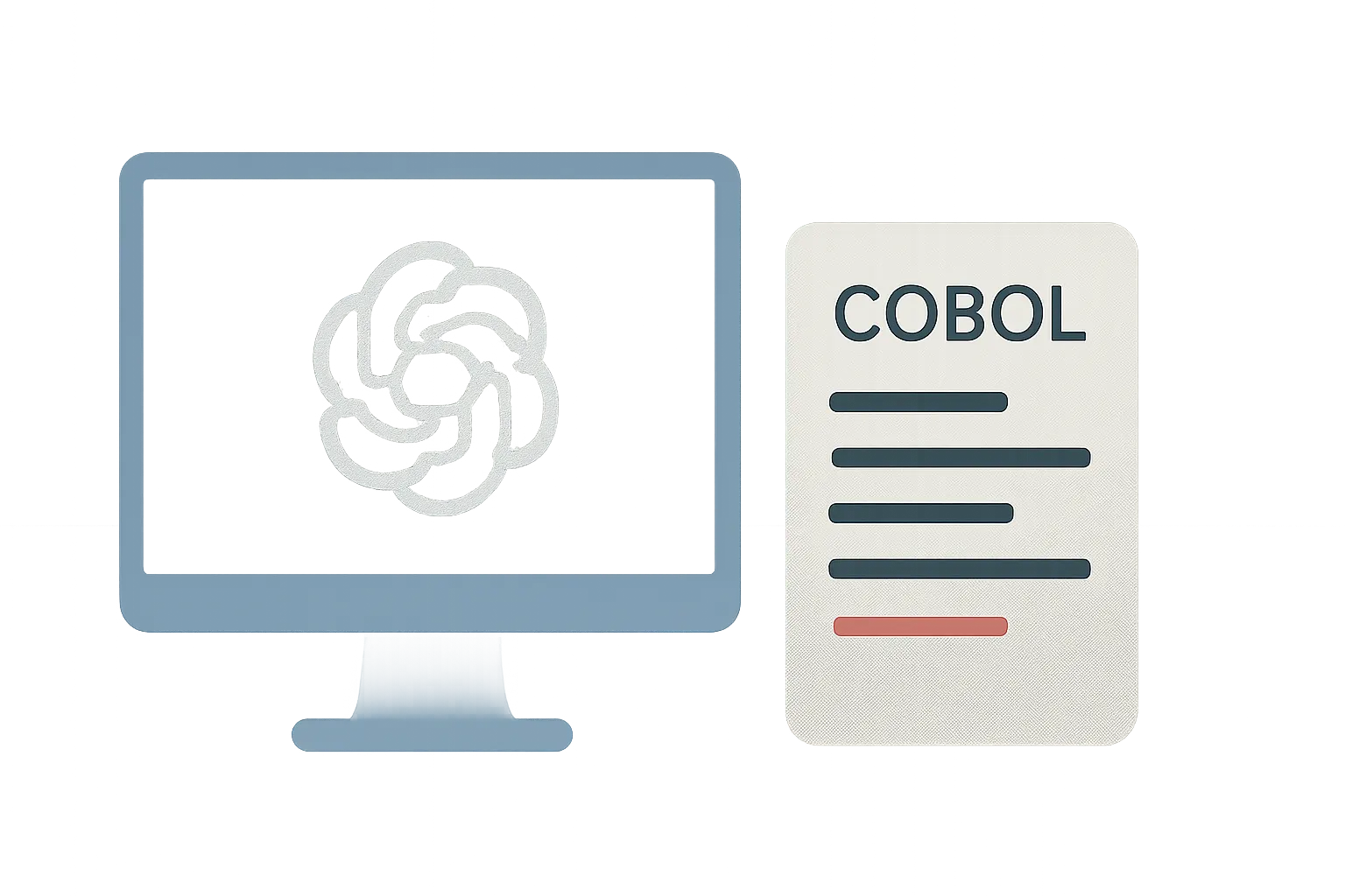 AI-generated illustration for: OpenAI claims progress in COBOL code migration, but experts urge caution