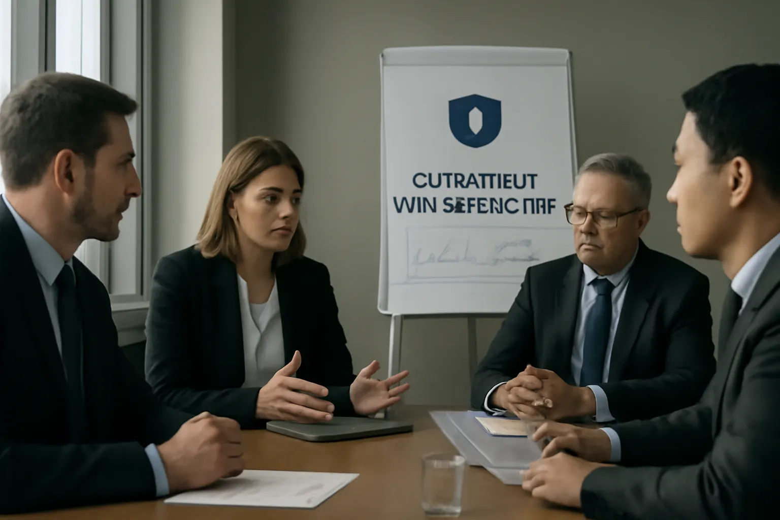 Illustrazione generata con IA per: AmCham e Cisco: le infrastrutture IT obsolete sono un rischio per la sicurezza