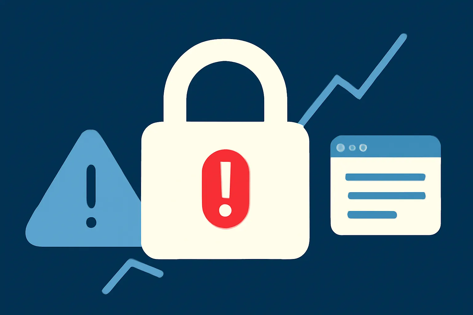 Illustrazione generata con IA per: Allarme sicurezza: l'AI accelera la corsa alle vulnerabilità del web