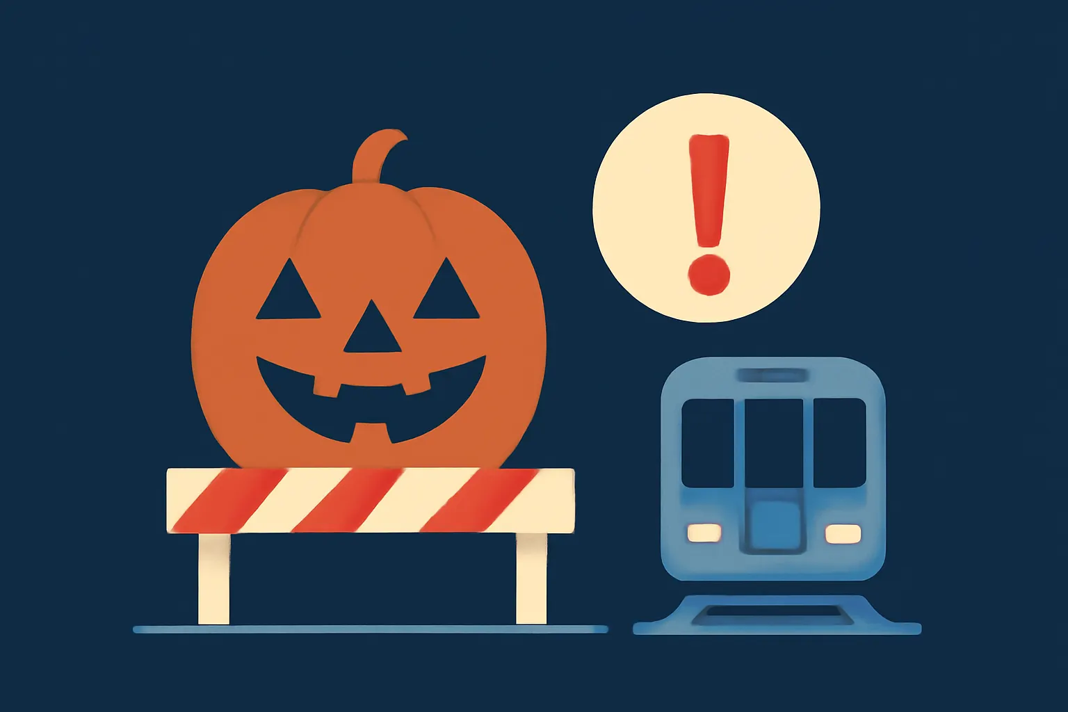 AI-generated illustration for: Seoul prepares for Halloween with crowd-control checks: roads closed and subway at risk