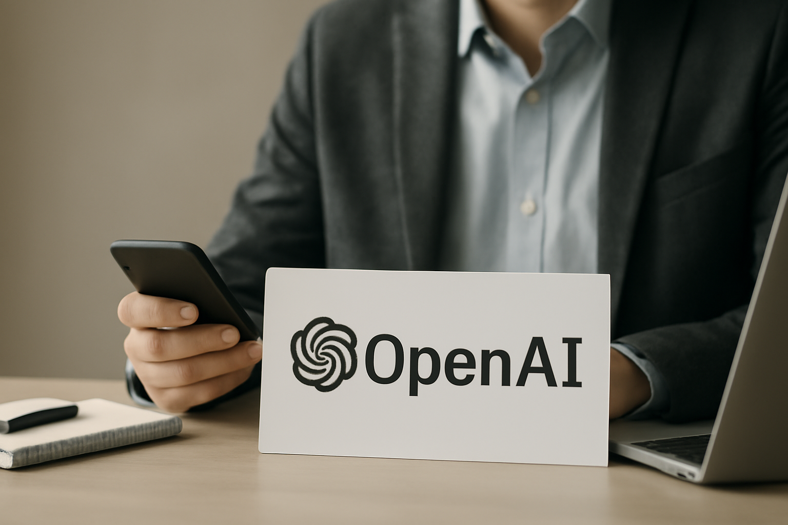 Illustrazione generata con IA per: OpenAI punta a una raccolta fino a 30 miliardi: valutazione oltre i mille miliardi di dollari