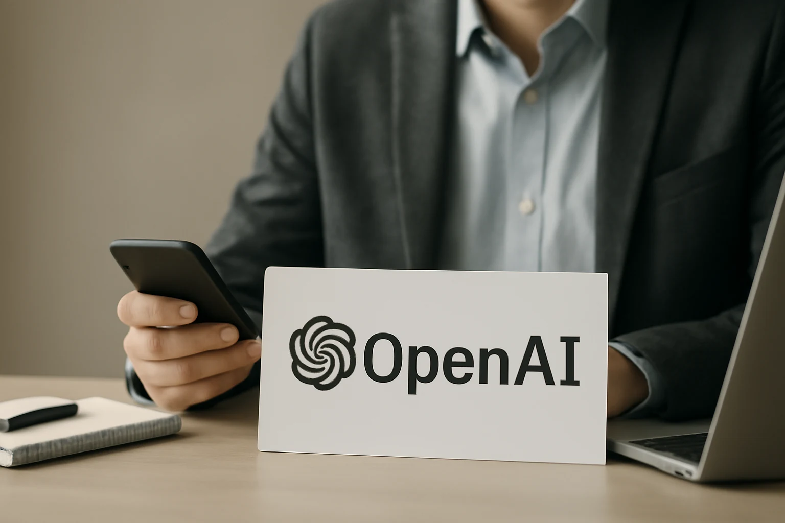 Illustrazione generata con IA per: OpenAI punta a una raccolta fino a 30 miliardi: valutazione oltre i mille miliardi di dollari